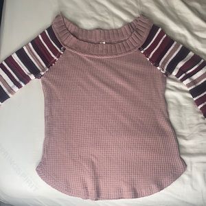 Long Sleeved Off The Shoulder Sweater from Altard State